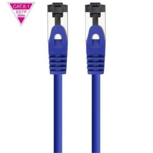 Cable de red Nanocable 10.20.2002-BL Cat.8.1 SSTP AWG26 2m Azul con conectores RJ45