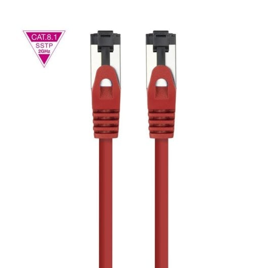 Cable de red Nanocable 10.20.2000-L30-R Cat.8.1 SSTP 0,3 m Rojo LSZH