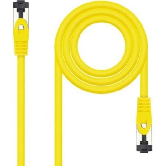 Cable de red Nanocable 10.20.2000-L25-Y Cat8.1 RJ45 SSTP 0.25 m Amarillo