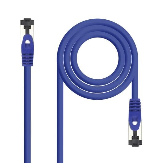 Cable de red Nanocable 10.20.2000-BL Cat.8.1 SSTP AWG26 0,5 m azul LSZH