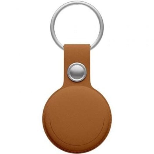 Localizador GPS Leotec EasyTag Duo iOS Android Blanco Llavero Marrón IP65