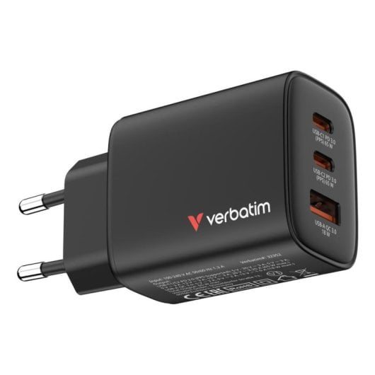 Caricatore Verbatim 32352 65W USB-C GaN Universale Ricarica Rapida