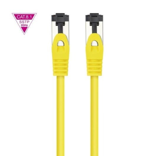 Cable de red Nanocable 10.20.2001-Y Cat.8.1 SSTP 1 m amarillo LSZH