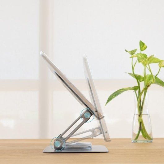 Tablet-Ständer TooQ PH-NARVI-S Silber 360° Rotation bis 13 Zoll Stahl