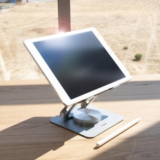 Tablet-Ständer TooQ PH-NARVI-S Silber 360° Rotation bis 13 Zoll Stahl
