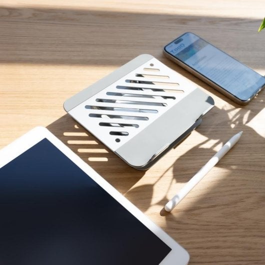 Tablet-Ständer TooQ PH-NARVI-S Silber 360° Rotation bis 13 Zoll Stahl