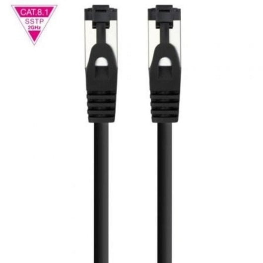 Cable de red Nanocable 10.20.2005-BK Cat.8.1 SSTP RJ45 AWG26 5m LSZH negro