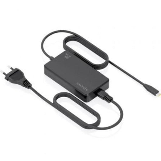 Carregador de Mesa Aisens ASCH-1PD65D068-BK GaN 65W USB-C 1.8m Preto