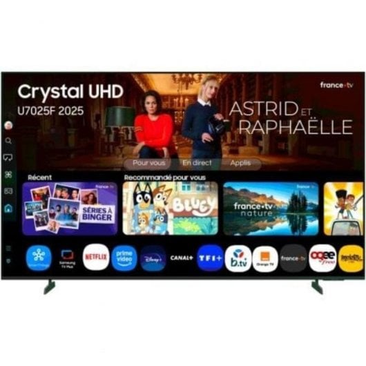 TV Samsung LED Crystal UHD TU75U7025FK 75" 4K Smart TV HDR10+ Gaming Hub