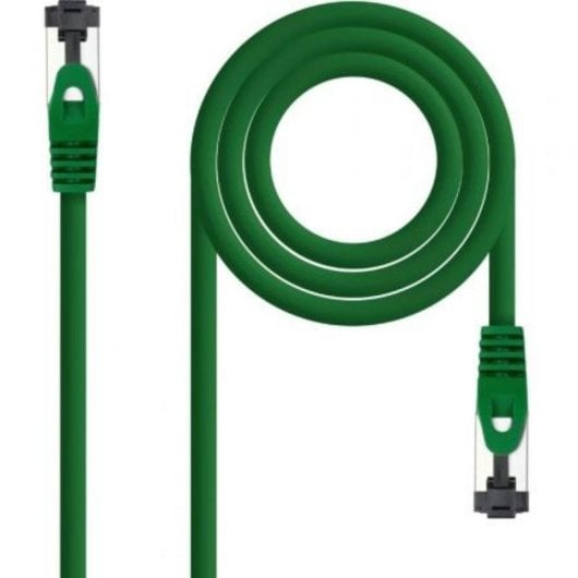 Cable de red Nanocable 10.20.2000-GR Cat.8.1 0,5 m SSTP LSZH verde