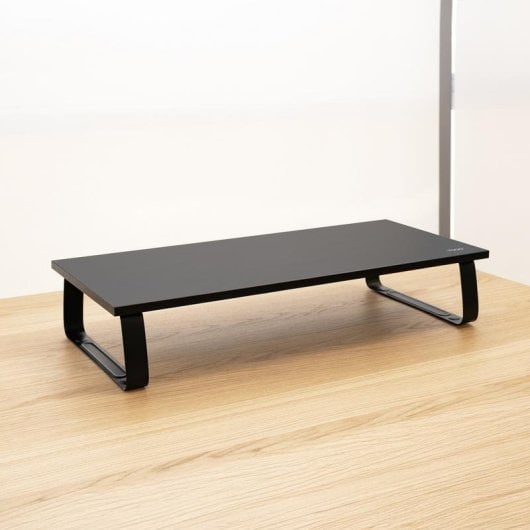 Soporte para portátil TooQ TQMR111 elevador multiusos MDF acero negro 600x260x120mm
