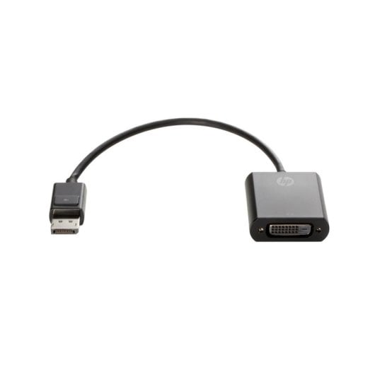 Adaptador de cable HP FH973AA DisplayPort a DVI-D 0,19 m Negro