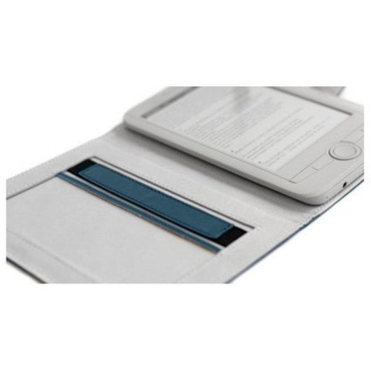 Funda para libro electrónico Woxter EB26-010 Universal 6" Azul con luz y cuero