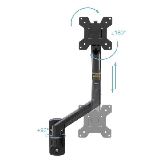 Supporto monitor TooQ LP1334TNR-B braccio a gas 13-34 pollici bianco