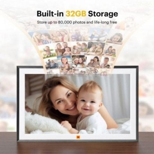 Moldura Digital Kodak RCF-1561W 15.6" Wi-Fi 32GB Preto