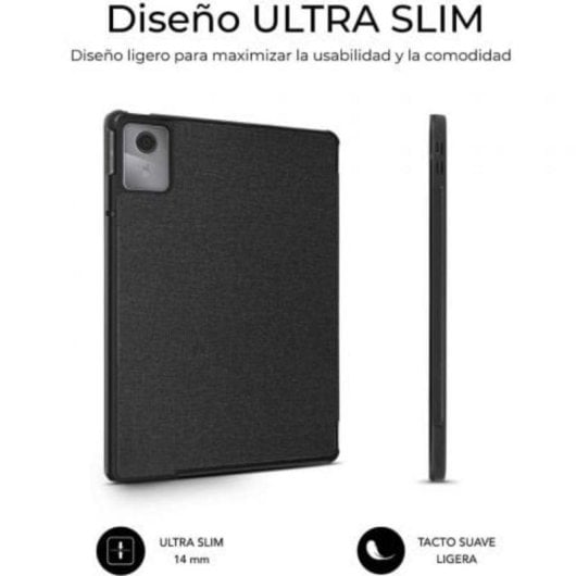 Funda Lenovo Idea Tab 11 Subblim Negra reforzada con soporte y slot Pen
