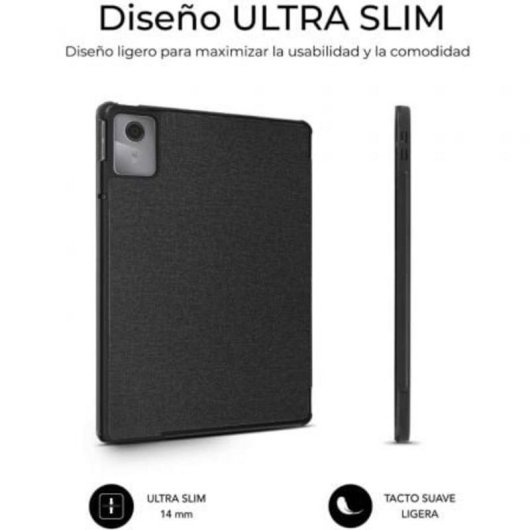 Funda Lenovo Idea Tab 11 Subblim Negra reforzada con soporte y slot Pen