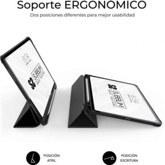 Funda Lenovo Idea Tab 11 Subblim Negra reforzada con soporte y slot Pen
