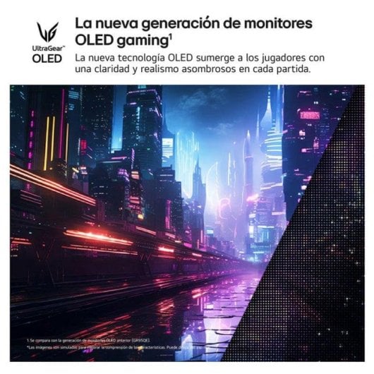 Écran PC LG UltraGear 27GX704A 27" QHD OLED 240Hz Temps de Réponse 0,03ms HDR10