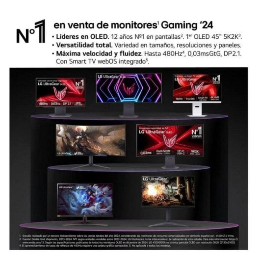 Écran PC LG UltraGear 27GX704A 27" QHD OLED 240Hz Temps de Réponse 0,03ms HDR10