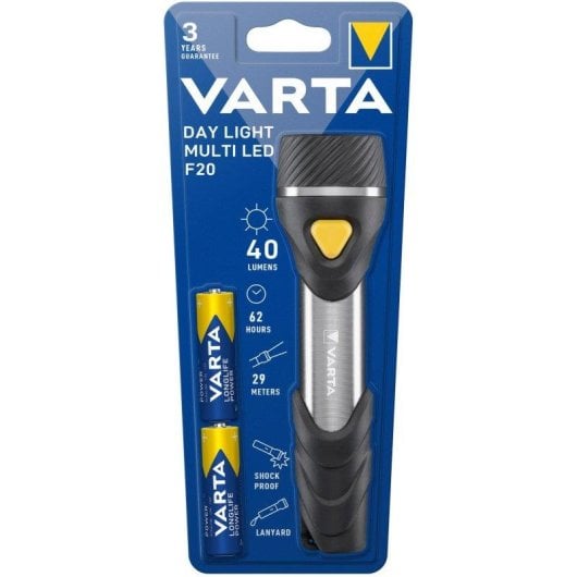 Linterna Varta Day Light Multi LED F20 9 LEDs 40 lm Resistente Golpes AA