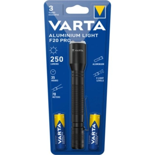 Linterna Varta Aluminium Light F20 Pro LED 250 lm aluminio antichoque