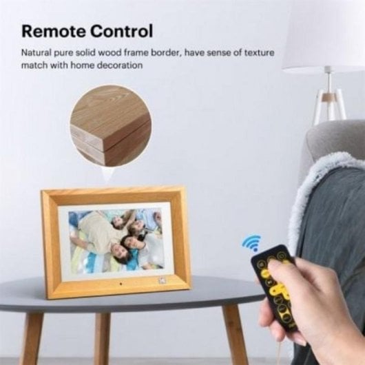 Digitaler Bilderrahmen Kodak RDPF-1020W 10" Holzrahmen LED 1024 x 600 SD USB