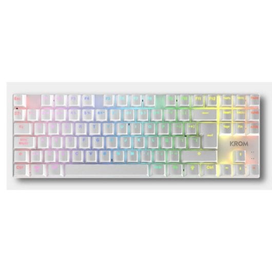 Teclado mecánico Krom Klass TKL Layout EN retroiluminado RGB con pack gaming