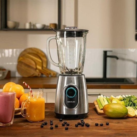 Blender Cecotec Power Black Titanium 2300MAX 1800W Inox Jarra Verre 1,8L