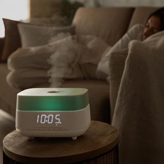 Humidificador Cecotec PureAroma 1300 Hydra Speaker Bluetooth LED Aromaterapia 300ml