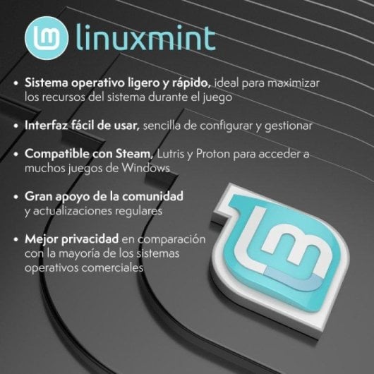 Vibox VI-143 AMD Ryzen 3 3200G 8GB 480GB SSD Linux Mint WiFi RGB