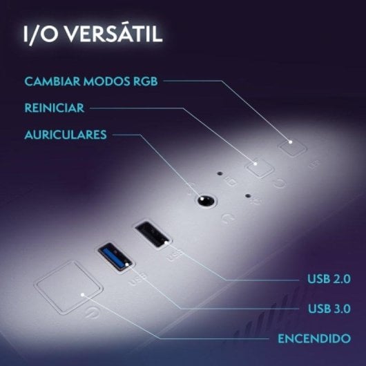 Vibox I-503 Gaming PC AMD Ryzen 3 3200G 16GB 1TB NVMe Monitor 21,5 WiFi RGB