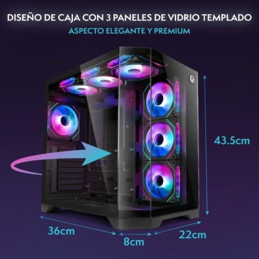 Vibox IV-341 AMD Ryzen 7 5700X RTX 5070 32GB 1TB SSD Windows 11 WiFi