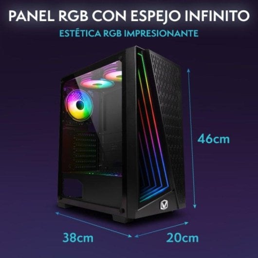 Vibox Vi-150 Gaming PC AMD Ryzen 3 3200G 8GB 480GB SSD Linux 21,5" Monitor Komplettset