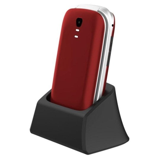 Mobiltelefon Funker E300 Max Audio 3 4G Klapphandy 2.8" Großtasten Rot