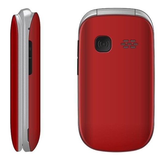 Mobiltelefon Funker E300 Max Audio 3 4G Klapphandy 2.8" Großtasten Rot