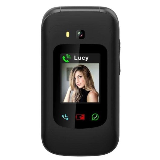 Telemóvel Funker E450 Max Pro 2 4G e WiFi Botão SOS GPS Teclado Físico Preto