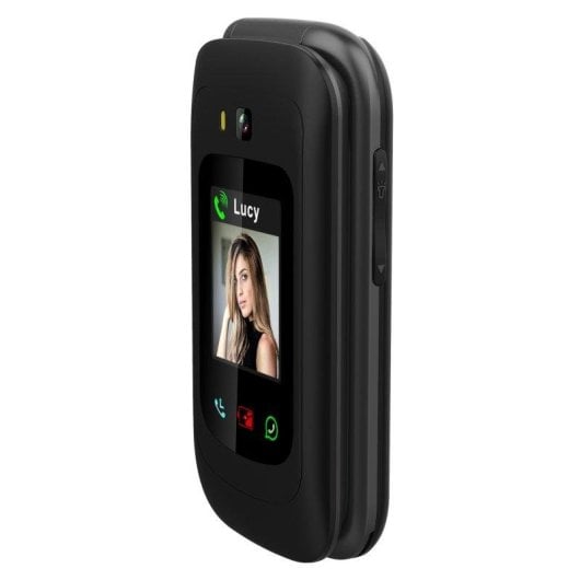 Telemóvel Funker E450 Max Pro 2 4G e WiFi Botão SOS GPS Teclado Físico Preto