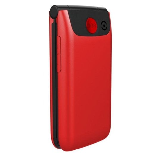 Mobiltelefon Funker C200 Comfort Klappdesign 4G VoLTE SOS-Taste Dual Display Rot