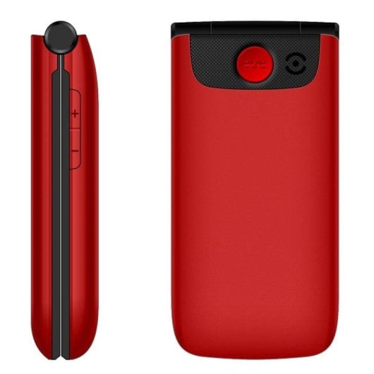 Mobiltelefon Funker C200 Comfort Klappdesign 4G VoLTE SOS-Taste Dual Display Rot