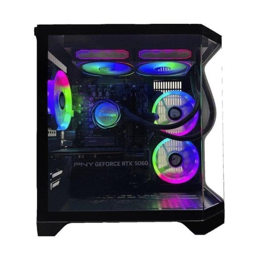 Nitropc Avanzado Nitro AMD Ryzen 5 5600X 16GB 1TB M.2 RTX 3050 Windows 11 Noir