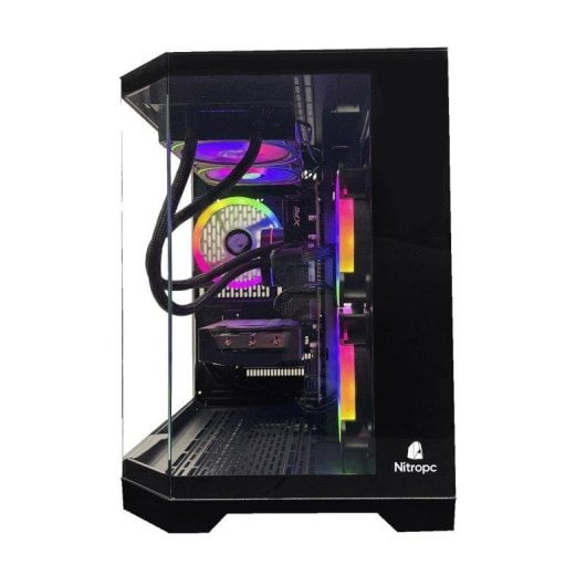 Nitropc Pack Gold Plus Intel Core i5-14400F 16GB 1TB M.2 RX6600 Monitor 24" Windows 11 WiFi