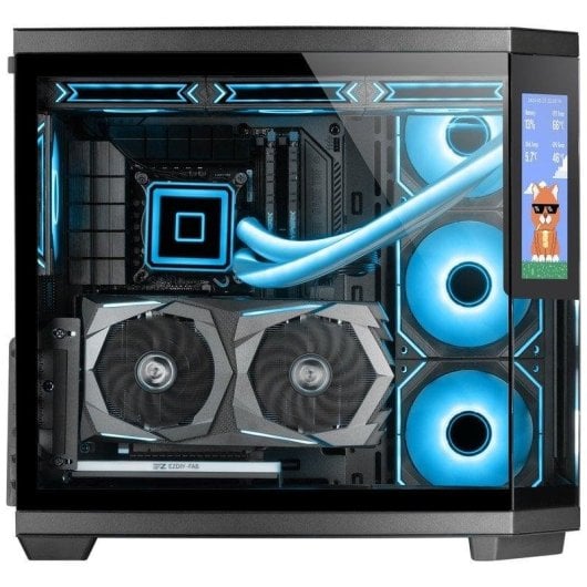 Boîtier Mars Gaming MC-3TCORELCD IPS 7.2" Triple Verre Trempé USB-C Noir