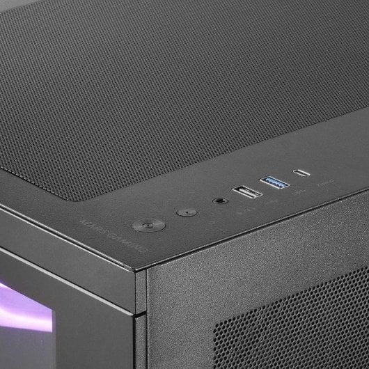 Boîtier Mars Gaming MC-3TCORELCD IPS 7.2" Triple Verre Trempé USB-C Noir