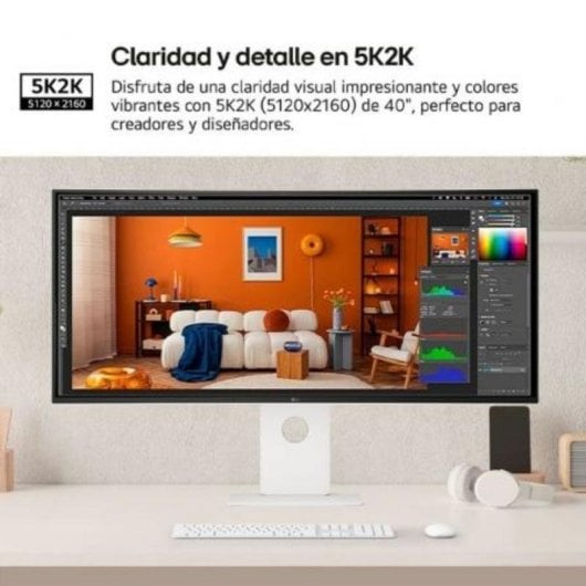 Monitor LG UltraGear 40U990A-W 40" UltraWide 5K2K 120Hz Nano IPS Curvo 1ms Thunderbolt 5 Altavoces HDR600