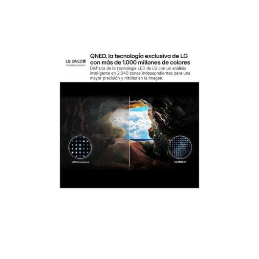 TV LG QNED 86QNED80A6A 86" 4K Smart TV HDR10 Pro VRR Dolby Negro