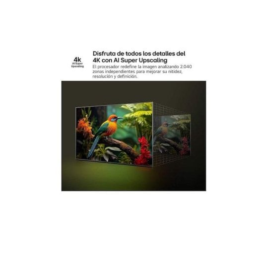 TV LG QNED 86QNED80A6A 86" 4K Smart TV HDR10 Pro VRR Dolby Negro