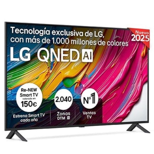 TV LG QNED QNED8E 65" 4K Smart TV IA Magic Remote