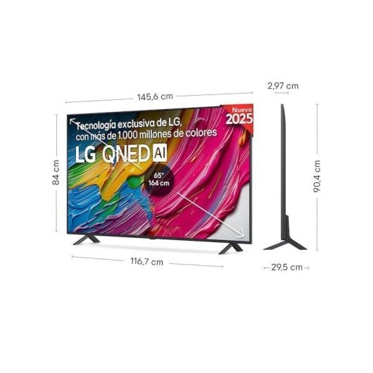 TV LG QNED QNED8E 65" 4K Smart TV IA Magic Remote