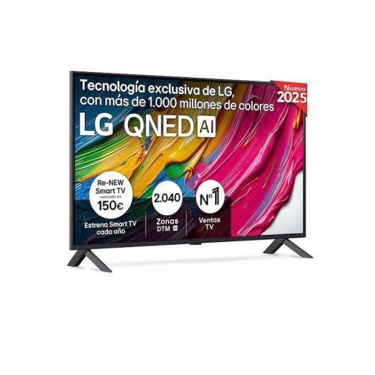 TV LG QNED QNED8E 43" 4K Smart TV HDR10 Pro IA